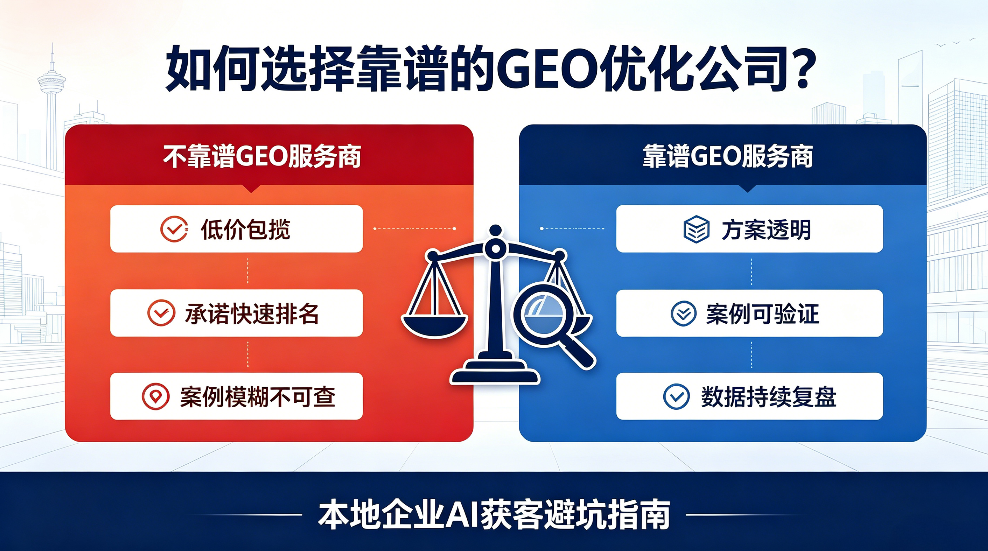 任丘如何选择靠谱的GEO优化公司？本地企业AI获客避坑指南